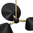 Modway - Journey Bras 3-léger de 3" Pendentif - Noir-Dimmable (gradateur non inclus)