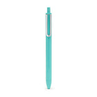 Poppin - Stylos Gel Luxe rétractables – 0,7 mm – encre bleue – paquet de 6-Élégante pince en métal qui reste bien en place dans votre pochette