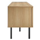 Modway - Cambria 60 po Meuble TV, Chêne-Portes coulissantes