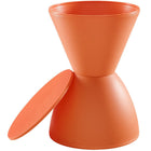 Modway - Haste Dos sans dos Tabouret - Orange-Tabouret d’appoint ou table d’appoint