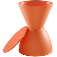 Modway - Haste Dos sans dos Tabouret - Orange-Tabouret d’appoint ou table d’appoint