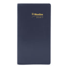 Blueline - 2027 agenda de poche mensuel 18 mois avec reliure reliure piqûre à cheval – 6 1/2 po x 3 1/2 po – couleurs assorties – bilingue-Reliure piqûre à cheval