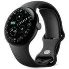 Google - Pixel Watch 3 - 45 mm - Wi-Fi - Boîtier noir mat - Bracelet sport noir volcanique-La Pixel Watch 4 est dotée d'un haut-parleur sur mesure et d'éléments haptiques plus puissants pour une expérience Gemini plus fluide