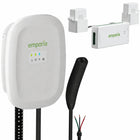 Emporia - Chargeur NACS/TESLA pour véhicules électriques de niveau 2 (48 A) câblé et ensemble de gestion de charge biphasée Vue 3 - Blanc-Gestion de charge powersmart ajuste automatiquement le taux de recharge ev pour maintenir consommation électrique dans les limites du système tout en permettant somme des disjoncteurs dépasser capacité panneau
