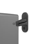 Kanto - Supports muraux universels pour enceintes satellites - Noir-Conçu pour les haut-parleurs avec filetage arrière 1/4”-20