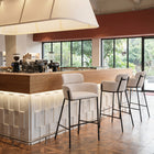 Zuo - Bremor Tabouret de bar - Beige-Aucun assemblage requis