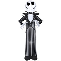 GEMMY - Jack Skellington gonflable pour Halloween avec ventilateur OPP - 120"-S'illumine grâce à une lumière LED brillante et économe en énergie