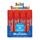 Kwik Stix - TPG60020-2 Bâtons de peinture à la tempera solide - paquet de couleur unique - rouge - 12 par paquet - 2 paquets-La formule rapide à séchage en 90 secondes que vous adorez.