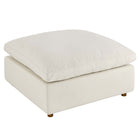 Modway - Commix Duvet Rempli Trop Rempli Ottoman - Beige clair-Ottoman moderne contemporain
