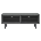 Modway - Kurtis 47 po Meuble TV, Fusain-Coussinets de pied non marqués