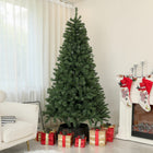 HOMCOM - Sapin de Noël artificiel de 7.5 pi avec ouverture automatique - vert-Il est peu probable que les branches ignifuges prennent feu ou causent de graves dommages à la maison  