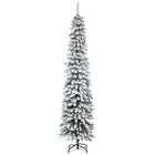 HOMCOM - Arbre de Noël Artificiel 7 Pieds à Branches Réalistes Vert-Débordant de pointes qui donnent un aspect sain et naturel 