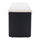 Zuo - Mur Banc - Blanc-Dimensions: 15,7 po L x 55,1 po L x 18,1 po H
