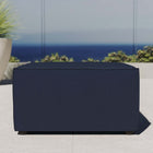 Modway - Saybrook Terrasse extérieure Rembourré Sofa-sectional ottoman in Marine-Coussins toutes saisons