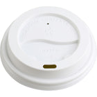 Genuine Joe - Couvercles pour gobelets, blanc, paquet de 50-Couvercles de tasse ondulée