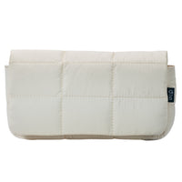 General Supply Goods + Co - Pochette matelassée - Crème-Mesure 8,66 po l x 4,33 po H x 1,97 po P (22 x 11 x 5 cm).