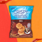 Quaker - Crispy Minis BBQ Crostilles de Riz Brun - 33 g - paquet de 32-32 x 33 g