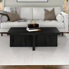 Hudson&Canal - Table basse rectangulaire Elna 44" L - Grain noir-Caractéristiques assemblage facile
