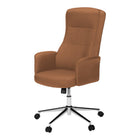 Monarch Specialties - 7378 Chaise de Bureau Ergonomique Aspect Cuir - Brun-Cette chaise de bureau moderne en simili cuir brun est dotée d'un dossier haut et d'un rembourrage en mousse moelleux, vous garantissant un confort optimal pendant vos longues heures de travail