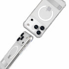 Blu Element - Étui DropZone Rugged MagSafe avec Kickstand pour iPhone 17 Pro - Transparent-Bords surélevés pour la protection de l'appareil photo et de l'écran