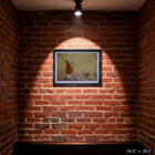 Frameworth - Sam Toft Ernest Doris Horis and Stripes - impression d'art encadree - 34 po l x 28 po H-La taille finie est d'environ 34 pouces par 28 pouces et est livree prete a accrocher