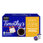 Timothy’s - Capsules K-Cup de café Mélange du petit déjeuner torréfaction légère - paquet de 60-Recyclables : nos dosettes K-Cup sont recyclables dans certains endroits. Il se peut qu’elles ne soient pas recyclables dans votre région.