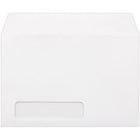 JAM Paper - Enveloppes à Fenêtre, Blanc, 6 x 9, Paquet de 50-Fermeture par colle mouillable : ces enveloppes sont conçues avec une méthode de fermeture adhésive traditionnelle humidifiable, ce qui en fait une excellente option pour des projets rapides et faciles. pour sceller, utilisez la méthode d'humidification de votre choix. humidifiez simplement la bande adhésive, appliquez une pression et vous obtiendrez une fermeture parfaite. rien de plus simple !