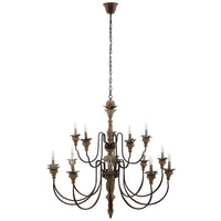 Modway - Nobility Plafond à lumière suspendue Chandelier candélabre-Lampe suspendue à candélabre français