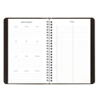 Blueline - Agenda Scolaire Hebdomadaire/Mensuel - 8 po H x 5 po l - Noir - Anglais-Dates juliennes