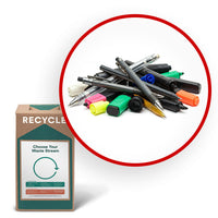 TerraCycle - Boîte Zéro Déchet pour stylos, crayons et marqueurs, petite-Utilisez cette boîte pour recycler stylos, crayons et marqueurs