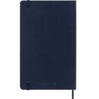 Moleskine - Agenda semainier  Classic 18 mois 2026-2027 - couverture rigide - 12 -7 x 21 cm - bleu saphir - Anglais-Outils pratiques : calendrier, planification de voyages, idées et objectifs, pages lignées pour les notes