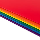 JAM Paper - Chemises plastiques Legal à 2 pochettes - résistantes - couleurs primaires assorties - Paquet de 6-Nos dossiers POP à deux poches de haute qualité sont durables, fabriqués en plastique lisse et robuste et disposent d'une fente pour carte de visite sur le côté droit.