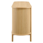 Modway - Cadence 6 tiroirs Courbe Commode, Chêne-Épingles de pied non marquées