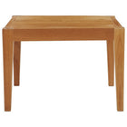Modway - Northlake Terrasse extérieure Bois de teck de qualité supérieure A Table d’appoint - Naturel-Grains du bois richement texturés