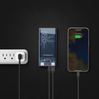 Banque d'alimentation portable transparente 10000 mAh USB-C à port unique de 20W et double port USB-A de 18W d'HyperGear-Sortie USB-C PD : 20 W maximum (5 V/3 A, 9 V/2,22 A)
