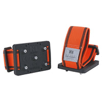 SureWerx - K1 Crampons à glace mi-semelles - Taille unique - Orange/Noir-Crampons stratégiquement positionnés qui pénètrent la glace et procurent une traction maximale sur la glace et la neige