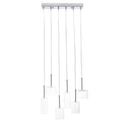 Zuo - Lampe plafonnier Hale - Transparent-Dimensions: 5,5 po L x 21,7 po L x 13,0 po H