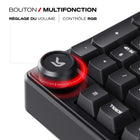 Cybeart - Akula 99 Lite Clavier De Jeu Sans Filaire Rgb Compact - Noir-Interrupteurs Cybeart MK XI Gen 1 pré-lubrifiés avec une course d’activation de 1,5 mm et une durabilité de 60 millions de frappes pour une précision rapide. La technologie N-Key Rollover complète avec anti-ghosting à 100 % garantit l’enregistrement précis de chaque frappe