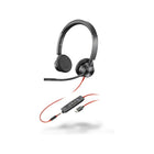 HP - Casque filaire stéréo USB-C Poly Blackwire 3325 - Certifié Microsoft Teams - Noir-Facilite la collaboration grâce à la qualité audio et à la fiabilité de la signature Poly.