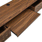 Modway - Merit Fixation murale de 60" Bois Bureau - Noyer-8