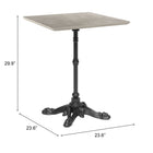 Zuo - Table de salle à manger Alfresco - Gris-6