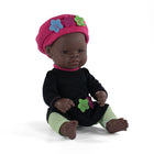 Miniland - Poupée nouveau-né anatomiquement correcte - 12-5/8" - Fille africaine-Fabriqué en vinyle sans phtalates.