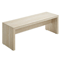Modway - Mirella Faux travertin de 53,5" Banc - Travertin-Panneau de particules et MDF