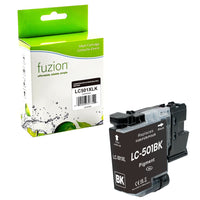 fuzion - Brother LC501XLKS Cartouche Jet d'Encre Compatible - Haut Rendement - Noir-Noir