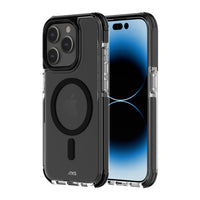 AXS - PROShield Plus étui compatible MagSafe testé contre les chutes pour Apple iPhone 15 Pro - Noir-Coin renforçis subtils absorbent les chocs en créant un coussin d’air entre l’appareil et les surfaces