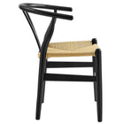 Modway - Amish 29" Chaise à manger - Noir-Épingles de pied non marquées