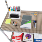 Seville Classics - Protections d'étagère - 48 po L x 18 po l - Paquet de 6 - Marron-Compatible avec les étagères en fil d'acier Seville Classics certifiées NSF, de dimensions 48 po L x 18 po l