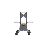 Bretford - Chariot de présentation sans fil Explorer 32-75" avec batterie au lithium 1024Wh 24V - Bleu tempête-Le modèle de montage VESA prend en charge un écran jusqu'à 75 pouces, jusqu'à 200 lb