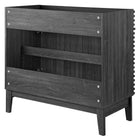 Modway - Render 36" Armoire à coiffeuse de salle de bain - Charbon de bois-6