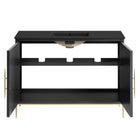 Modway - Awaken 48" Vanette de salle de bain - Noir noir-8